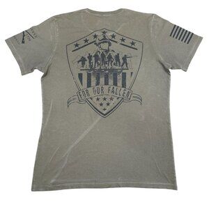 Grunt Style Hero Hump Memorial Day 2017 ‘For Our Fallen’ Tee Olive Sz Large
